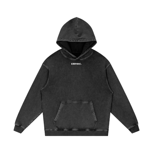 Stress Builds — Snow Washed Hoodie