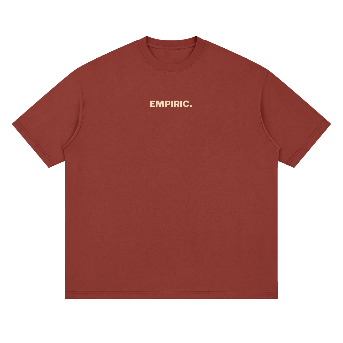 MOVEMENT REWIRES. Tee in Brick, front