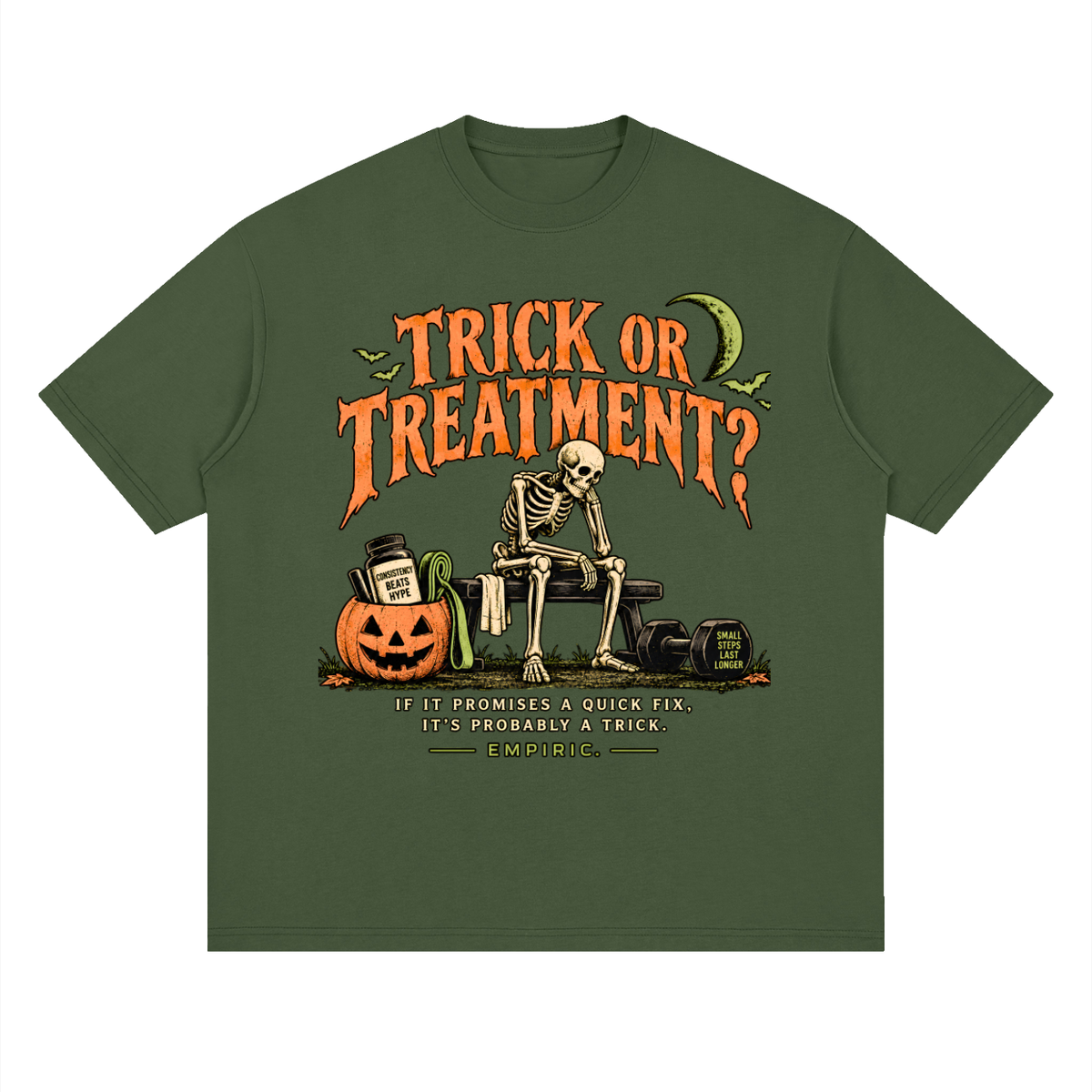 TRICK OR TREATMENT? Tee, EMPIRIC limited Halloween run