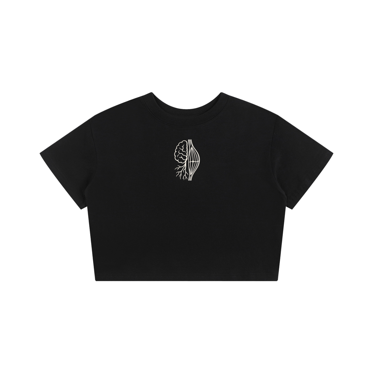 MIND IS BIOLOGY. — Women's Crop Tee