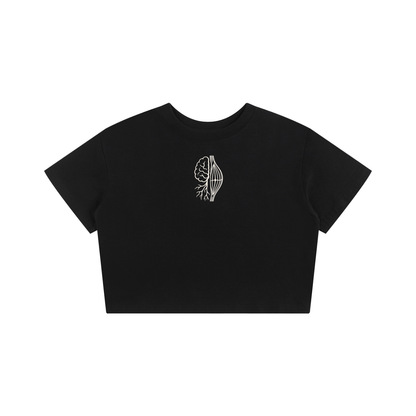 MIND IS BIOLOGY. — Women's Crop Tee