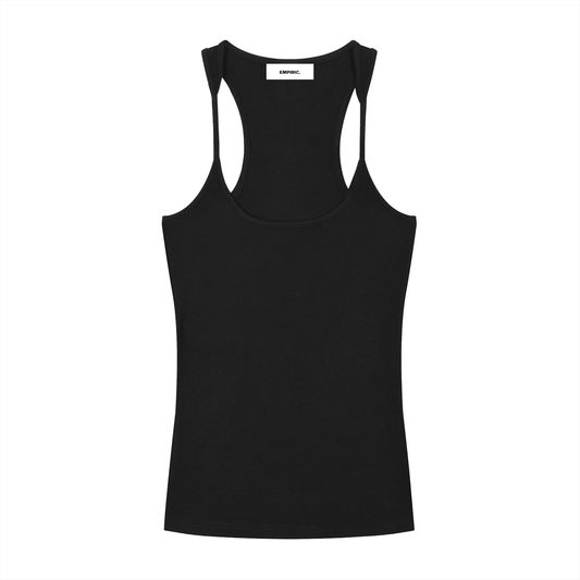 MIND IS BIOLOGY. — Ribbed Racerback Tank