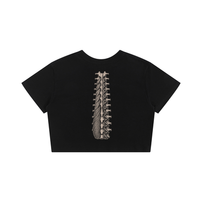 CONTROL RUNS DEEP. — Women's Crop Tee