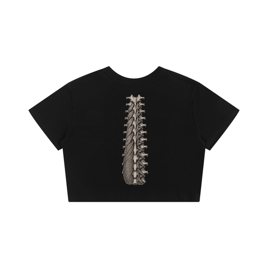 CONTROL RUNS DEEP. — Women's Crop Tee