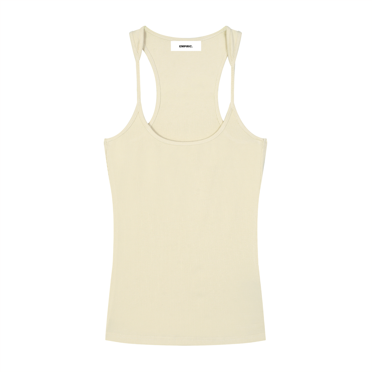 STRESS BUILDS. — Ribbed Racerback Tank