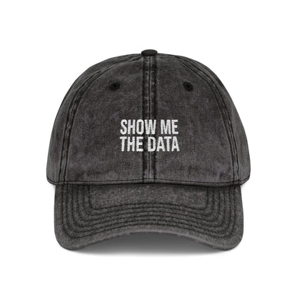 The "Show Me The Data" Cap