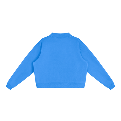 EMPIRIC. Women's Embroidered Sweatshirt in Blue, back