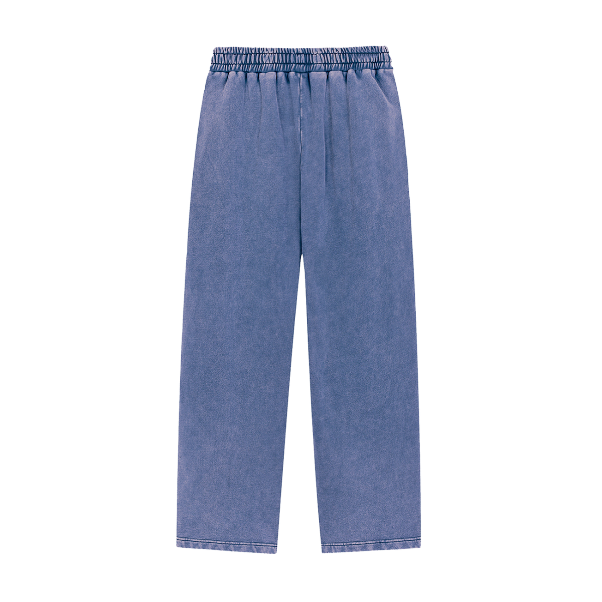 CONTROL RUNS DEEP. Snow Washed Sweatpants in Dark Blue, second view, no back print