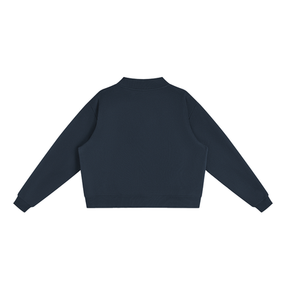 EMPIRIC. Women's Embroidered Sweatshirt in Navy, back