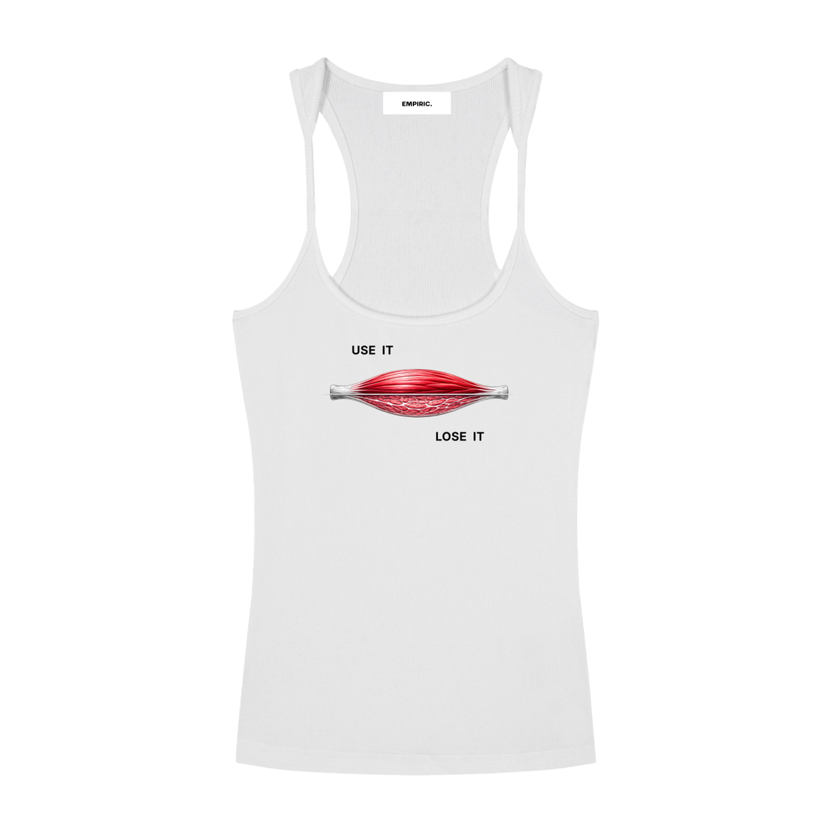 USE IT OR LOSE IT — Ribbed Racerback Tank