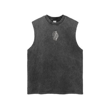 UNISEX Snow Washed Tank - MIND IS BIOLOGY