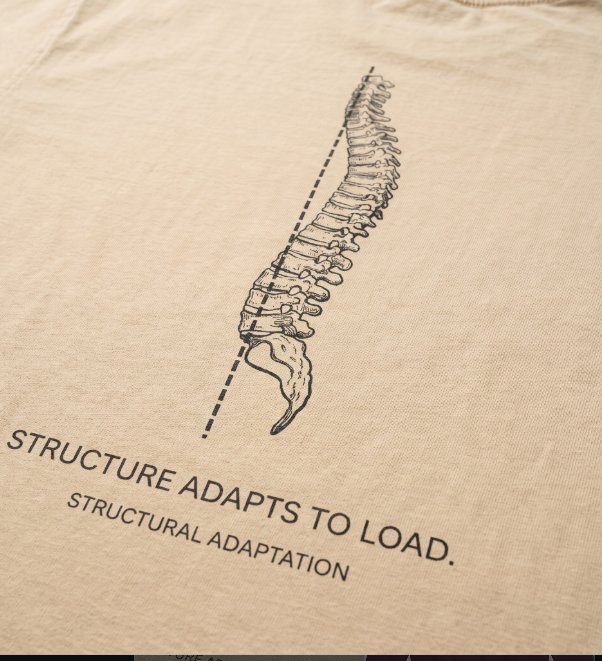 Structure Adapts to Load — the print, up close