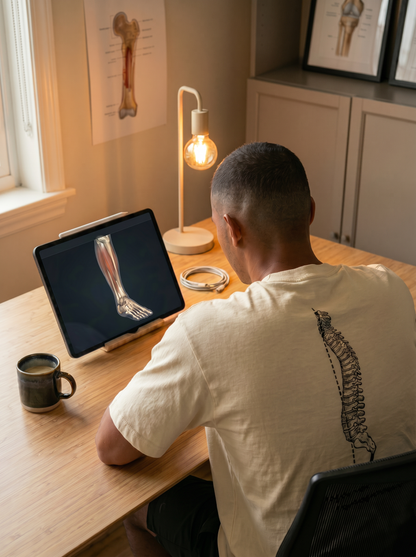 STRUCTURE ADAPTS TO LOAD — Research Desk lifestyle photo
